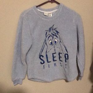 Fuzzy pj shirt